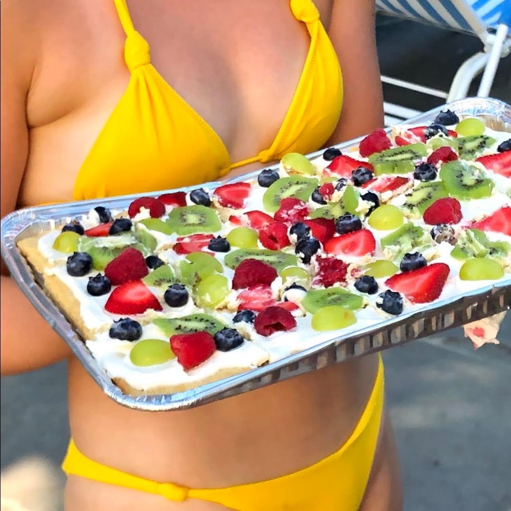 LA Hearts Pacsun yellow bikini